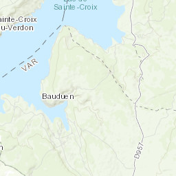 Lac De Ste Croix Par Bauduen Trace Gps De Randonnee Pedestre