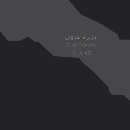 Kaart van Sha'ab El Erg