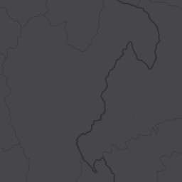 Map of the area around Cordillera Blanca — Huascarán Circuit in Ancash, Peru
