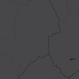 Map of the area around Cordillera Blanca — Huascarán Circuit in Ancash, Peru