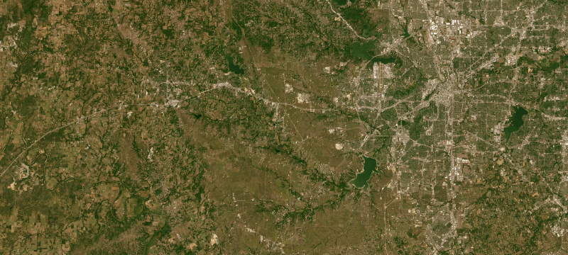 Satellite basemap of the case location