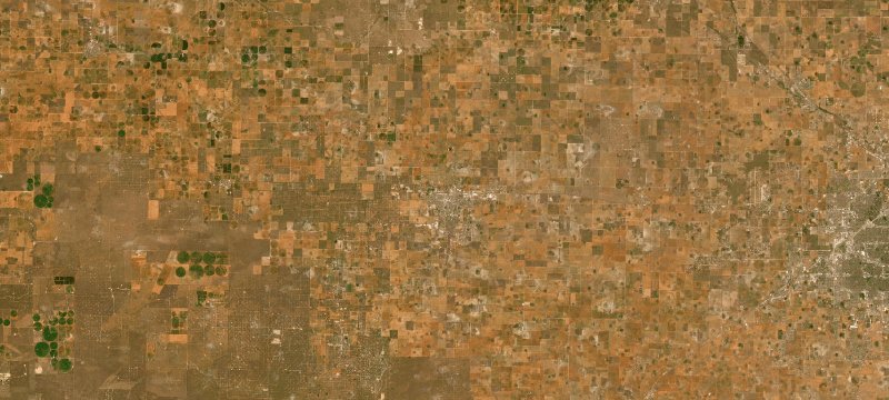Satellite basemap of the case location