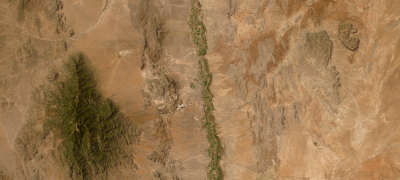 Satellite basemap of the case location