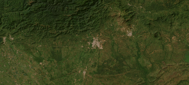 Satellite basemap of the case location