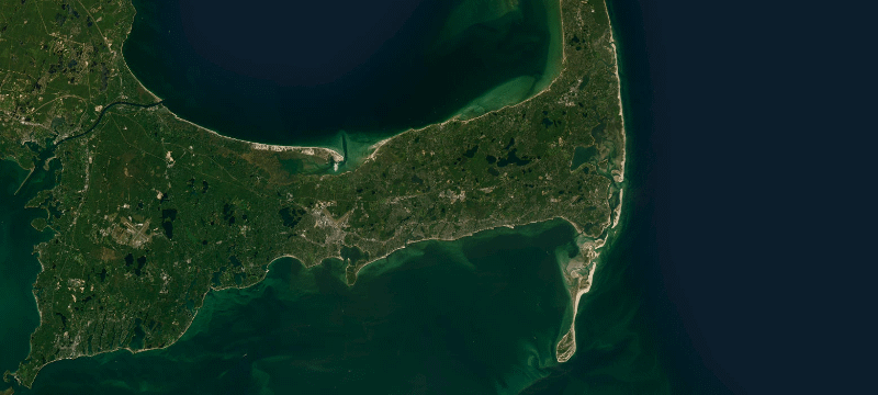 Satellite basemap of the case location