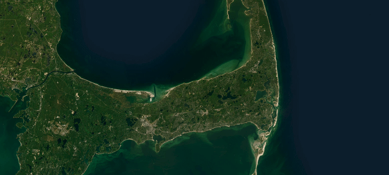 Satellite basemap of the case location
