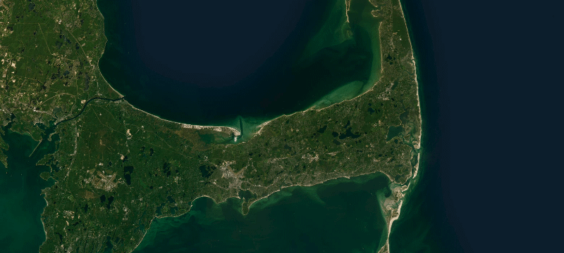 Satellite basemap of the case location