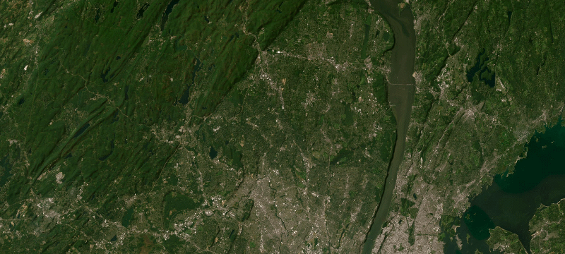 Satellite basemap of the case location