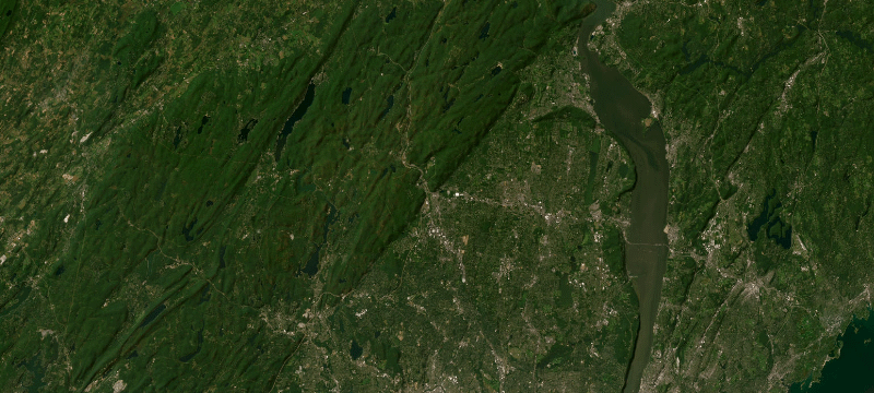 Satellite basemap of the case location