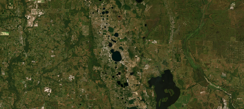 Satellite basemap of the case location