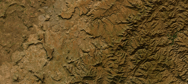 Satellite basemap of the case location