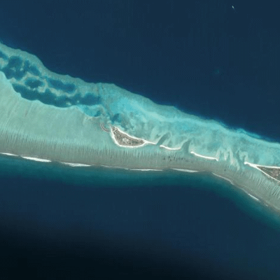 Satellitenansicht Meliá Whale Lagoon Maldives