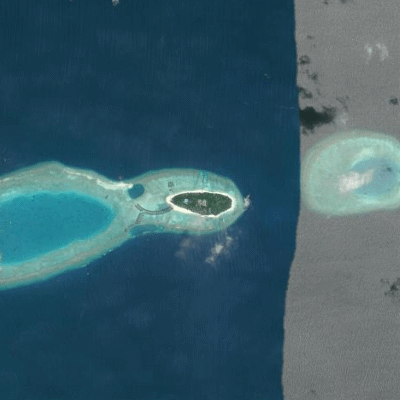 Satellitenansicht Vakkaru Maldives