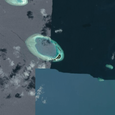 Satellitenansicht Safari Island