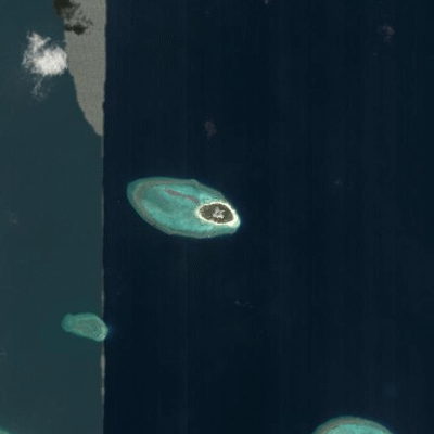 Satellitenansicht Baglioni Resort Maldives