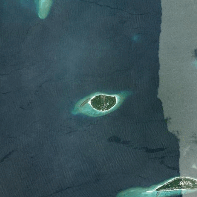 Satellitenansicht Reethi Faru Resort