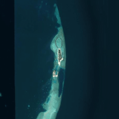 Satellitenansicht Veligandu Maldives Resort Island