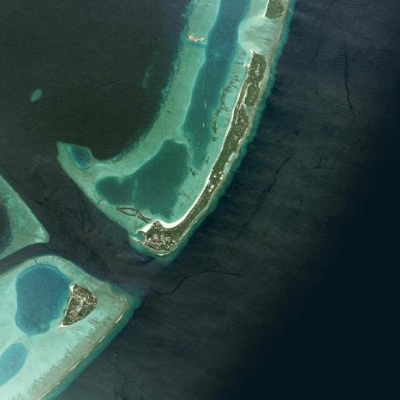 Satellitenansicht Kandima Maldives