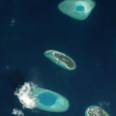 Satellitenansicht Amilla Maldives Resort and Residences