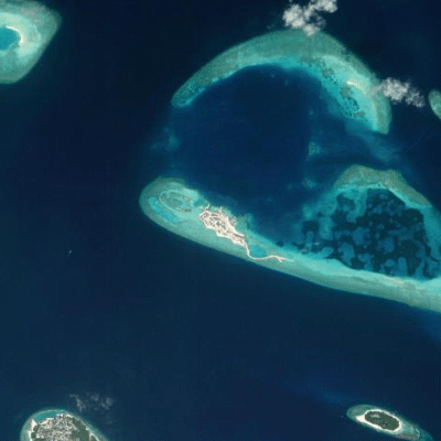 Satellitenansicht Aura Maldives