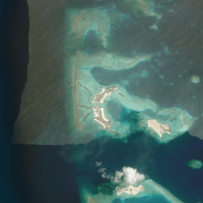 Satellitenansicht Centara Mirage Lagoon Maldives