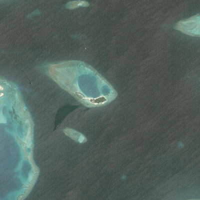Satellitenansicht Huvafen Fushi Maldives