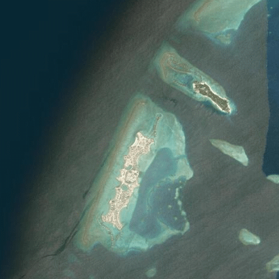 Satellitenansicht Mandarin Oriental, Maldives