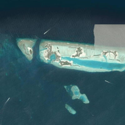 Satellitenansicht SAii Lagoon Maldives