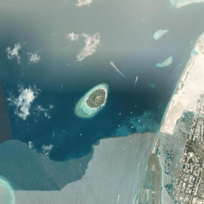 Satellitenansicht Kurumba Maldives
