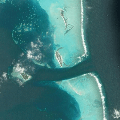 Satellitenansicht JW Marriott Maldives Kaafu Atoll Island Resort