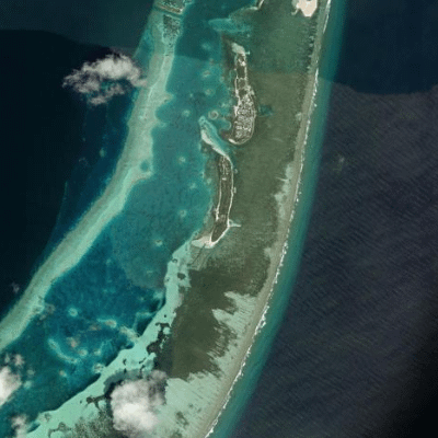 Satellitenansicht Medhufushi Island Resort