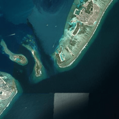 Satellitenansicht Cinnamon Dhonveli Maldives
