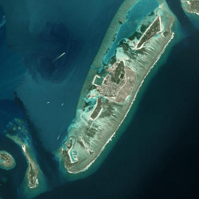Satellitenansicht Four Seasons Resort Maldives at Kuda Huraa
