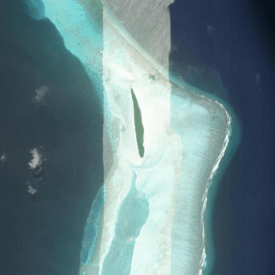 Satellitenansicht Aman Maldives
