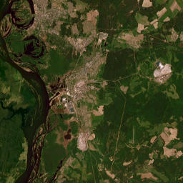 Спутниковая карта Соликамска, Пермский край