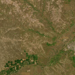 Custer County MT America Satellite Map