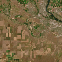 U.S. 395 & Interstate 82, Kennewick, WA Satellite Map