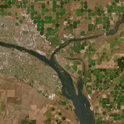 U.S. 395 Kennewick WA America Satellite Map