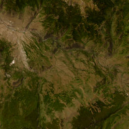 Grand Loop Road, Yellowstone National Park Satellite Map