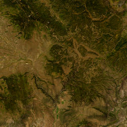 Colorado 134, Routt National Forest, Oak Creek Satellite Map
