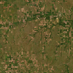KS-14 Lincoln KS 67455 America Satellite Map