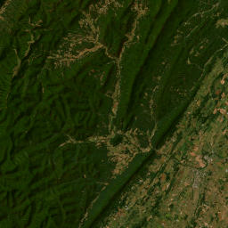 Orkney Springs Grade, George Washington National Forest Satellite Map