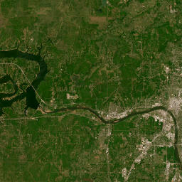 Tulsa Oklahoma Satellite Map