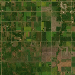 1st Avenue Southwest, Sainte Rose du Lac Satellite Map