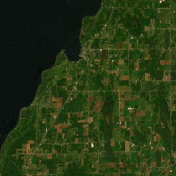 3101-3399 County Road East, Baileys Harbor Satellite Map