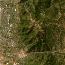 Uinta-Wasatch-Cache National Forest Snow Basin Road Huntsvill Satellite Map