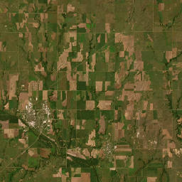 KS-140 Ellsworth Kansas Satellite Map