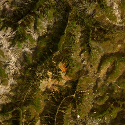 Million Dollar Highway, Uncompahgre National Forest, Ridgway, Satellite Map