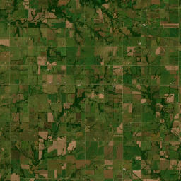 W 590th Ave Girard Kansas Satellite Map