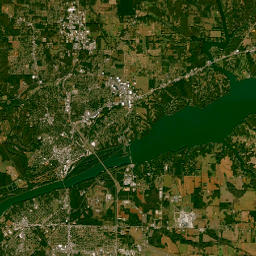 North Pine Street, University of North Alabama, Florence Satellite Map